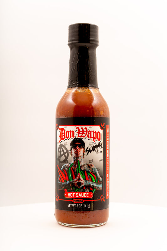 Colin Scummy Morrison Limited Edition RE-LABEL Don Wapo La Primera Colab Hot Sauce