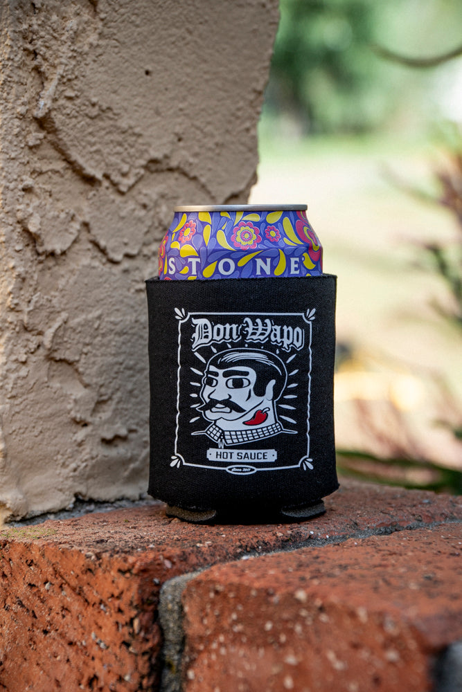 Don Wapo Hot Sauce Genuine Big Logo Koozie