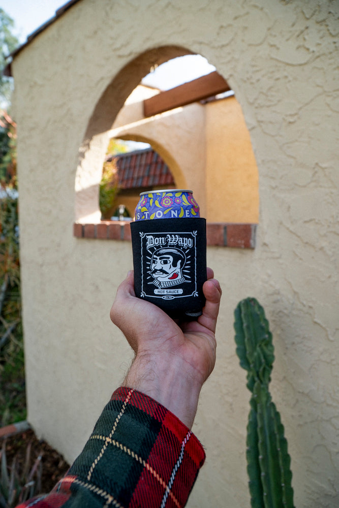 Don Wapo Hot Sauce Genuine Big Logo Koozie