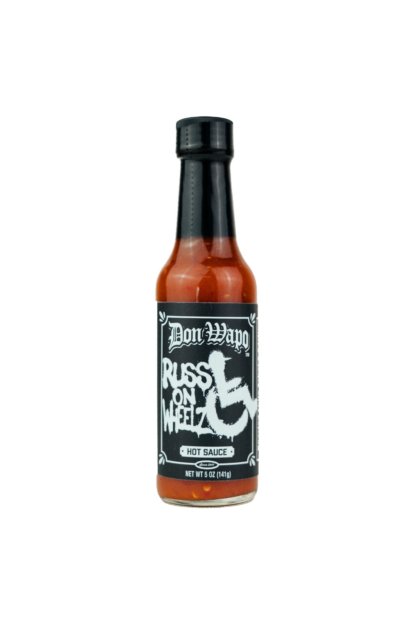 Russ on Wheels "La Primera" Don Wapo Hot Sauce Re-Label