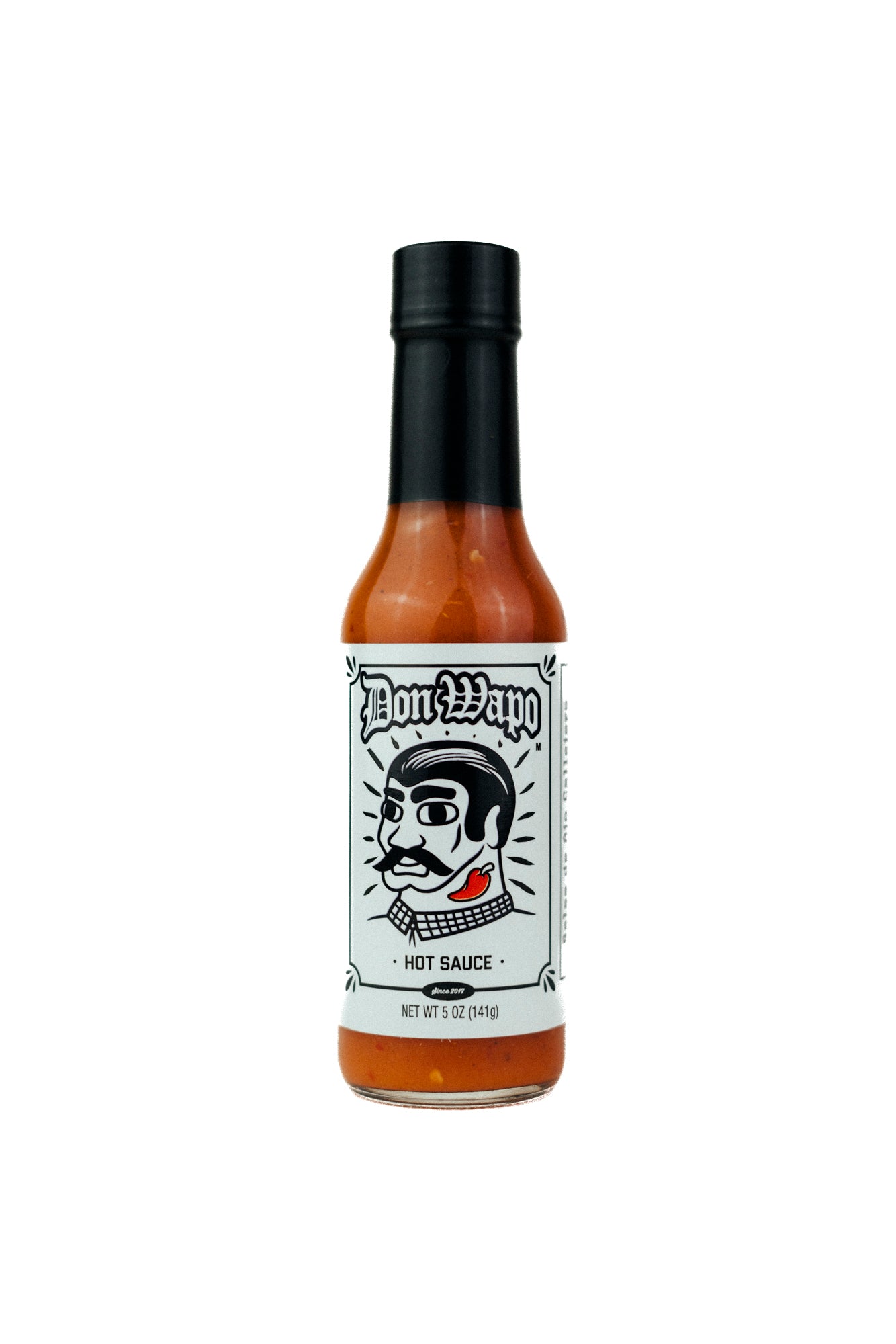 Don Wapo's "Salsa de Ajo Callejera" Hot Sauce 5oz Bottle