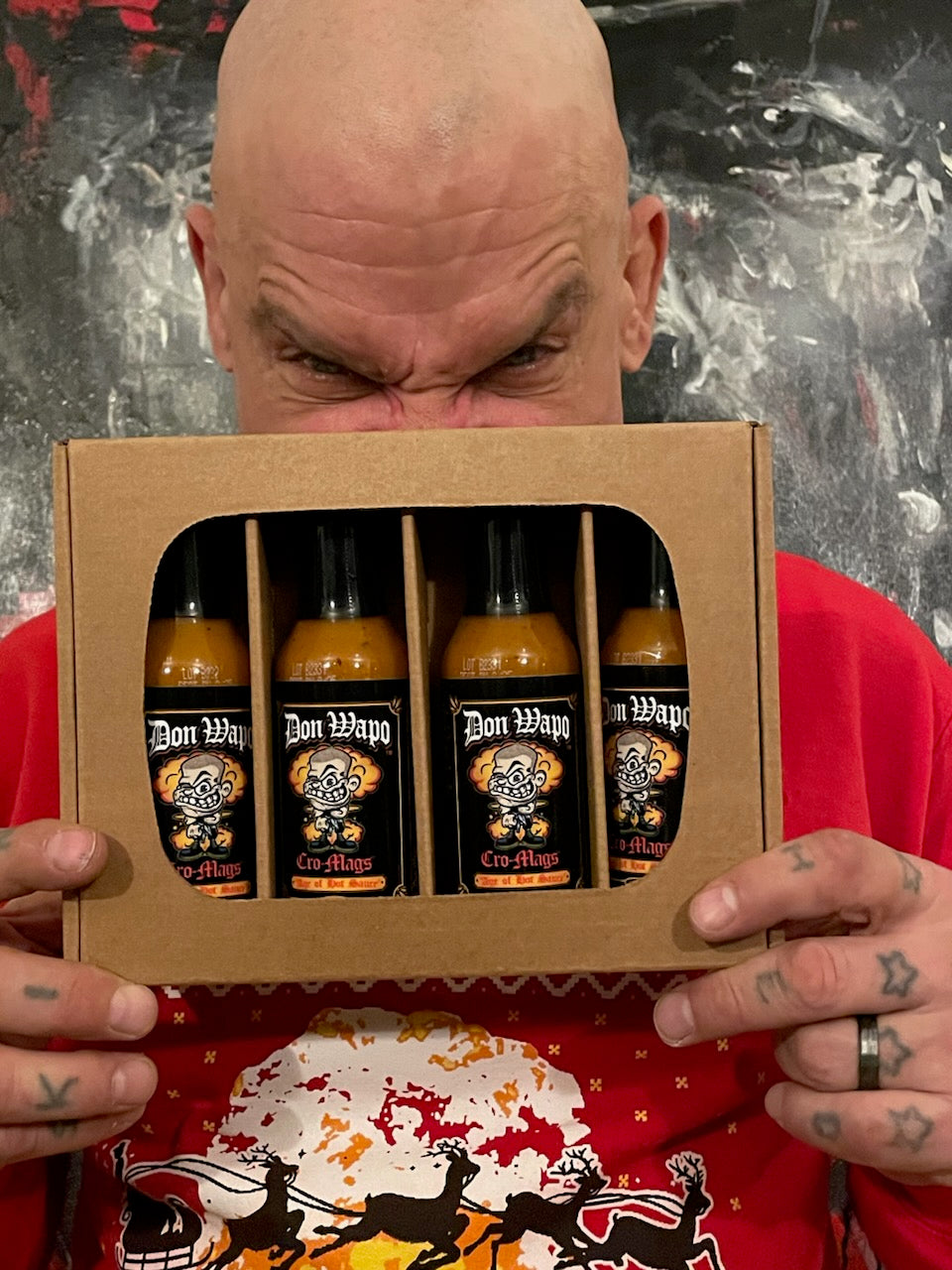 Cro-Mags Limited Edition Collab Salsa de Ajo Callejera Don Wapo Hot Sauce