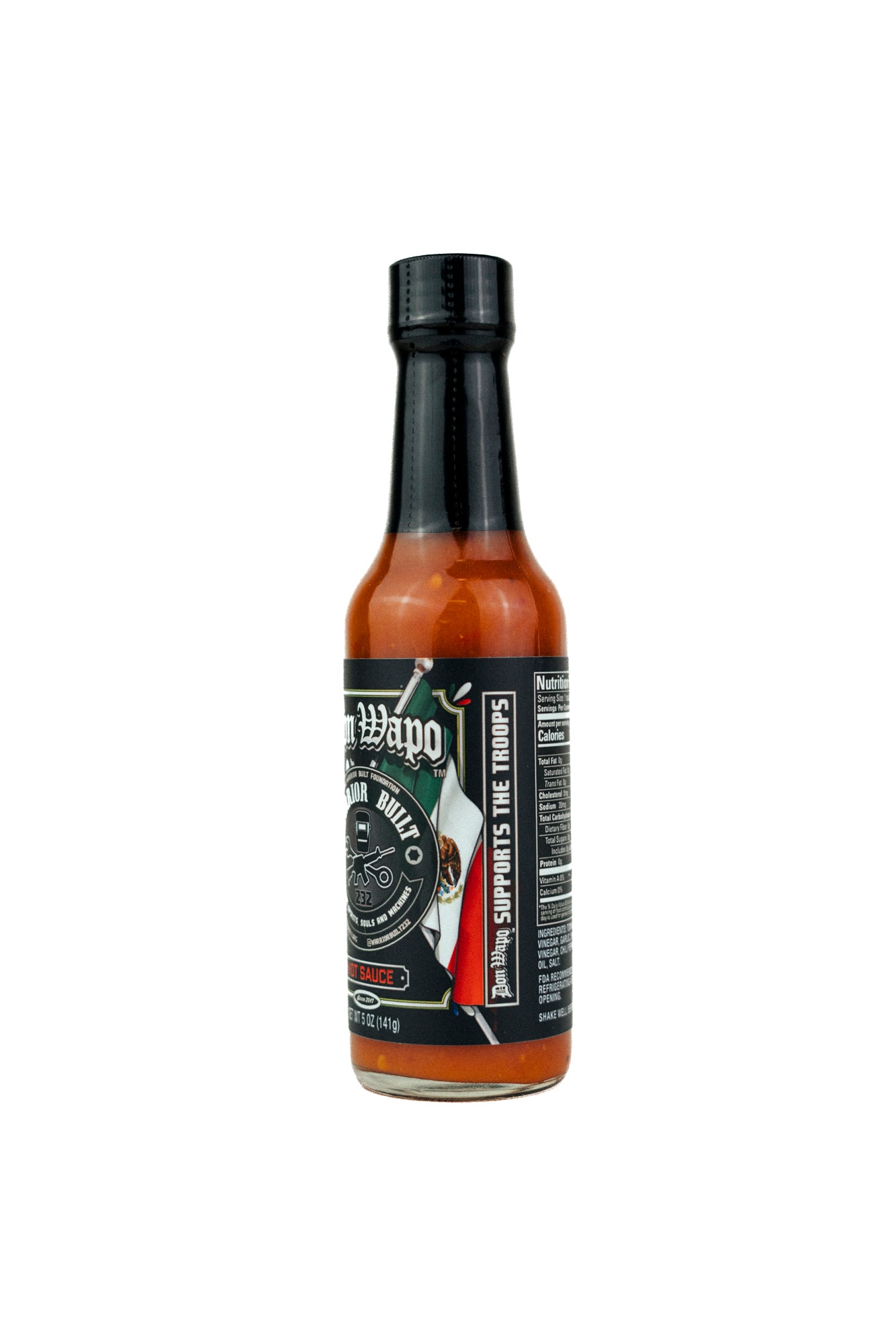 Wounded Veteranos Limited Edition Collab Don Wapo La Primera Hot Sauce