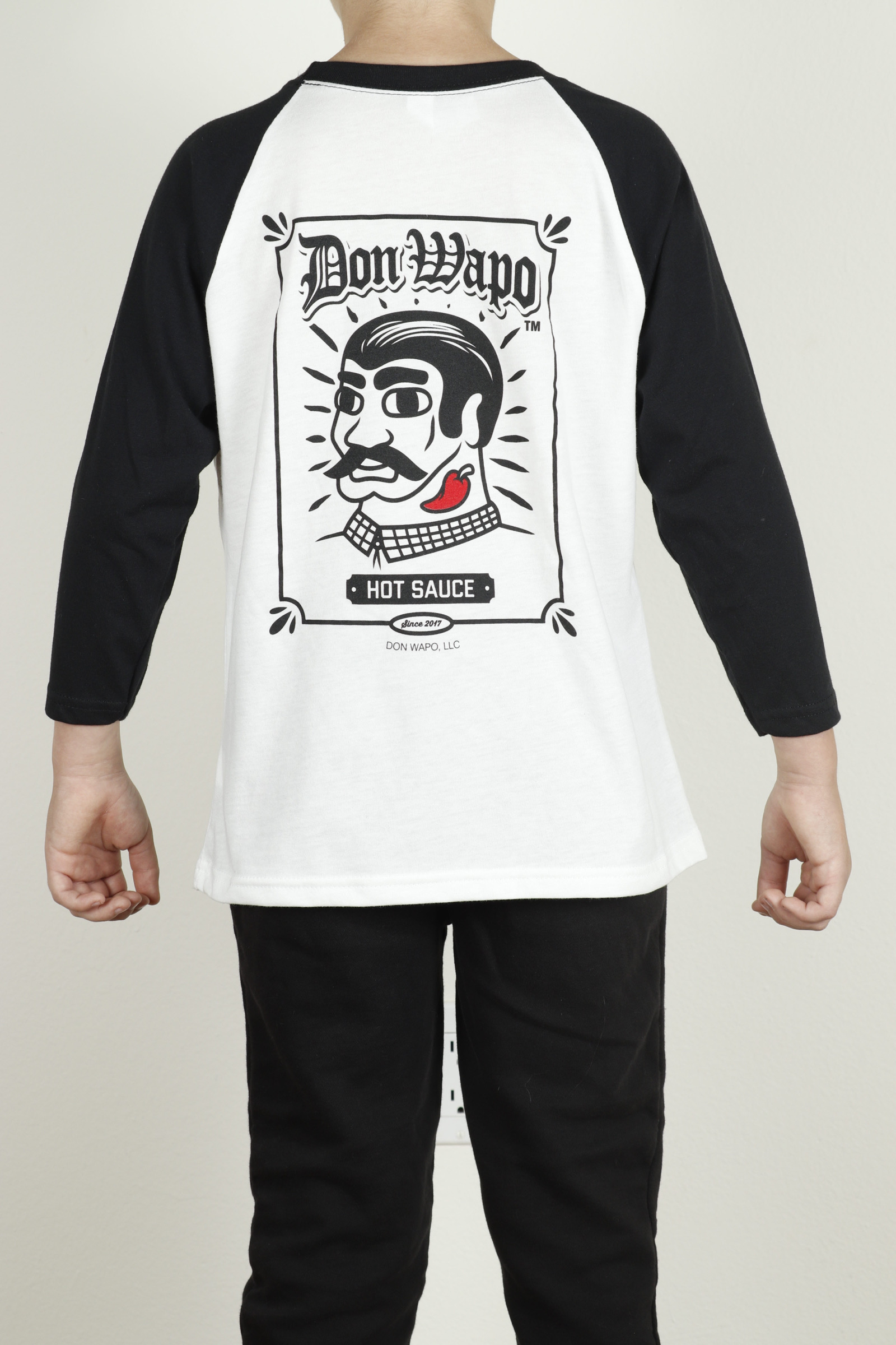Youth Don Wapo Classic Baseball 3/4 Sleeve Tee